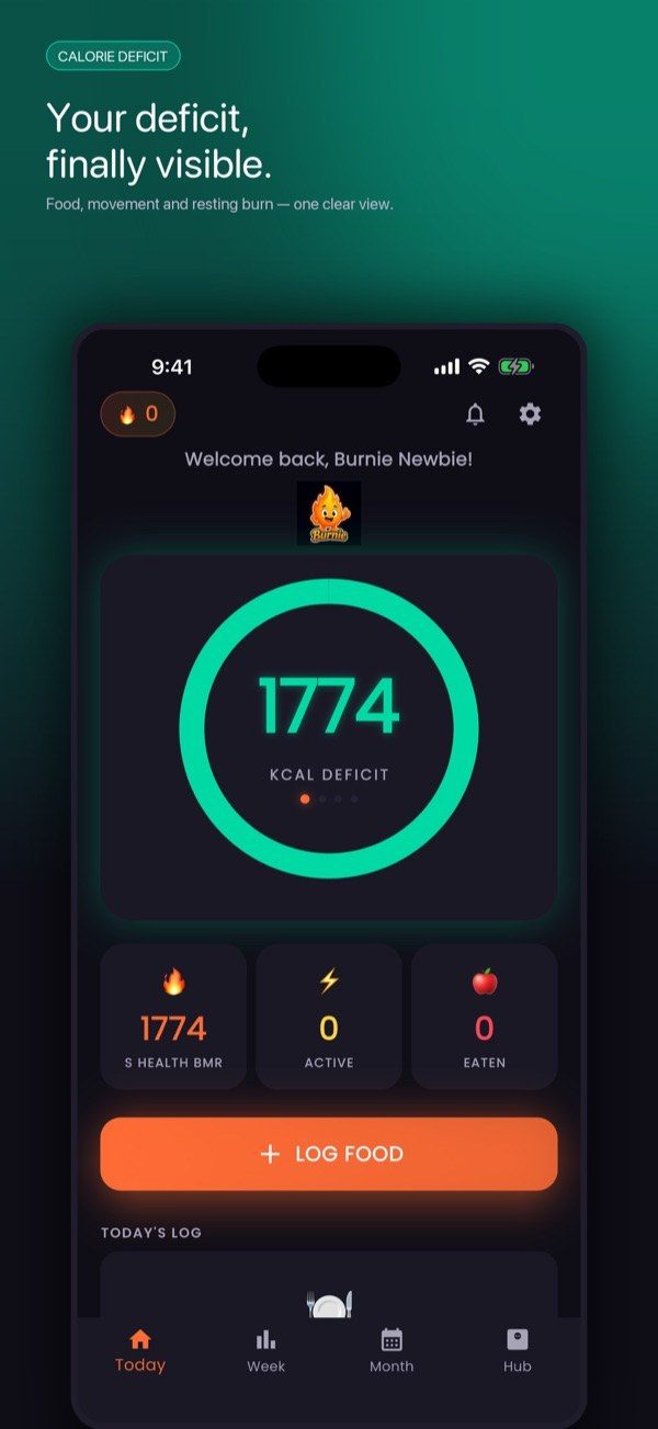 Burnie screen 1